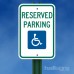 FixtureDisplays® R7-8 Reserved Parking for Persons with Disabilities 12